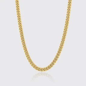 10mm Cuban Chain - Gold