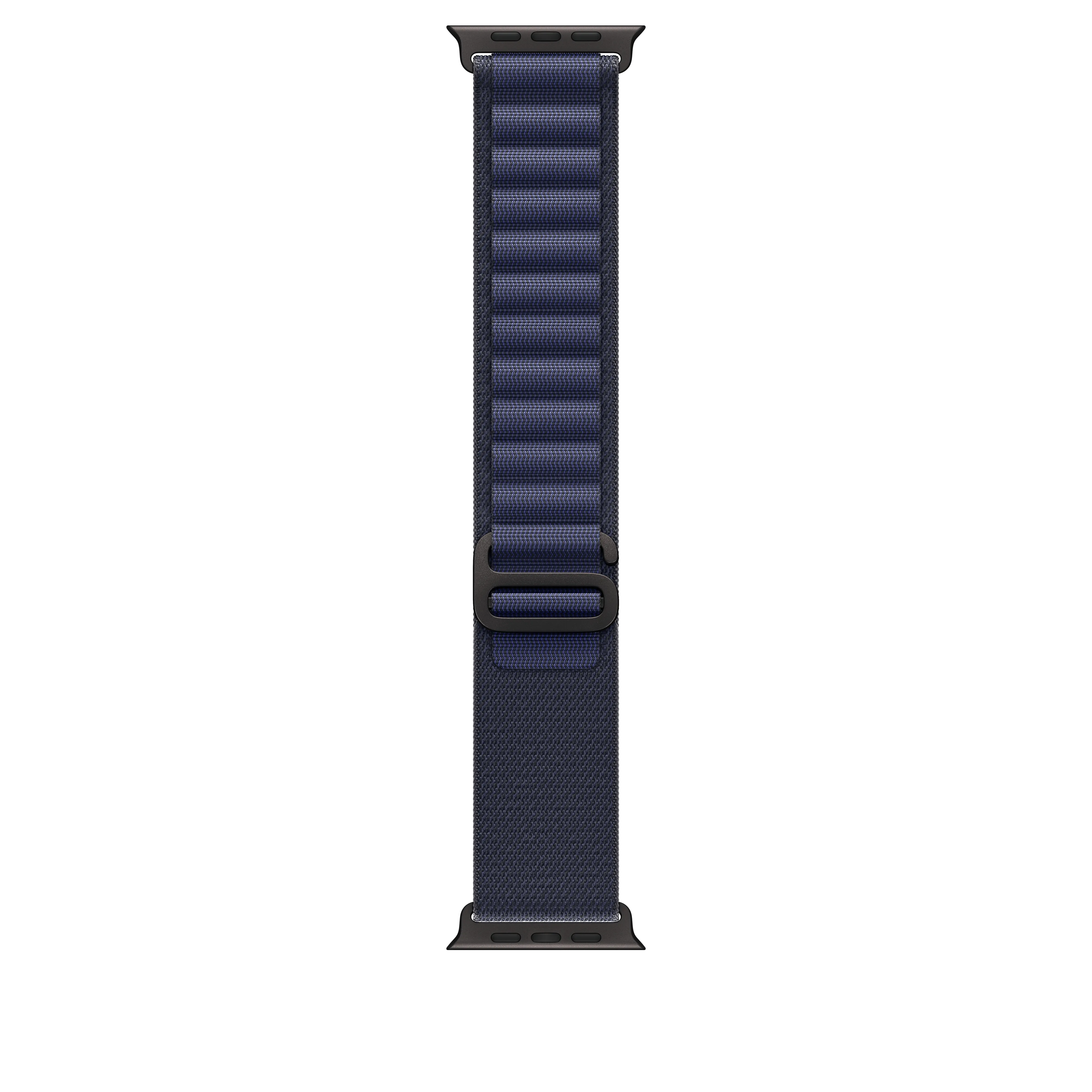 49mm Navy Alpine Loop - Large - Black Titanium Finish