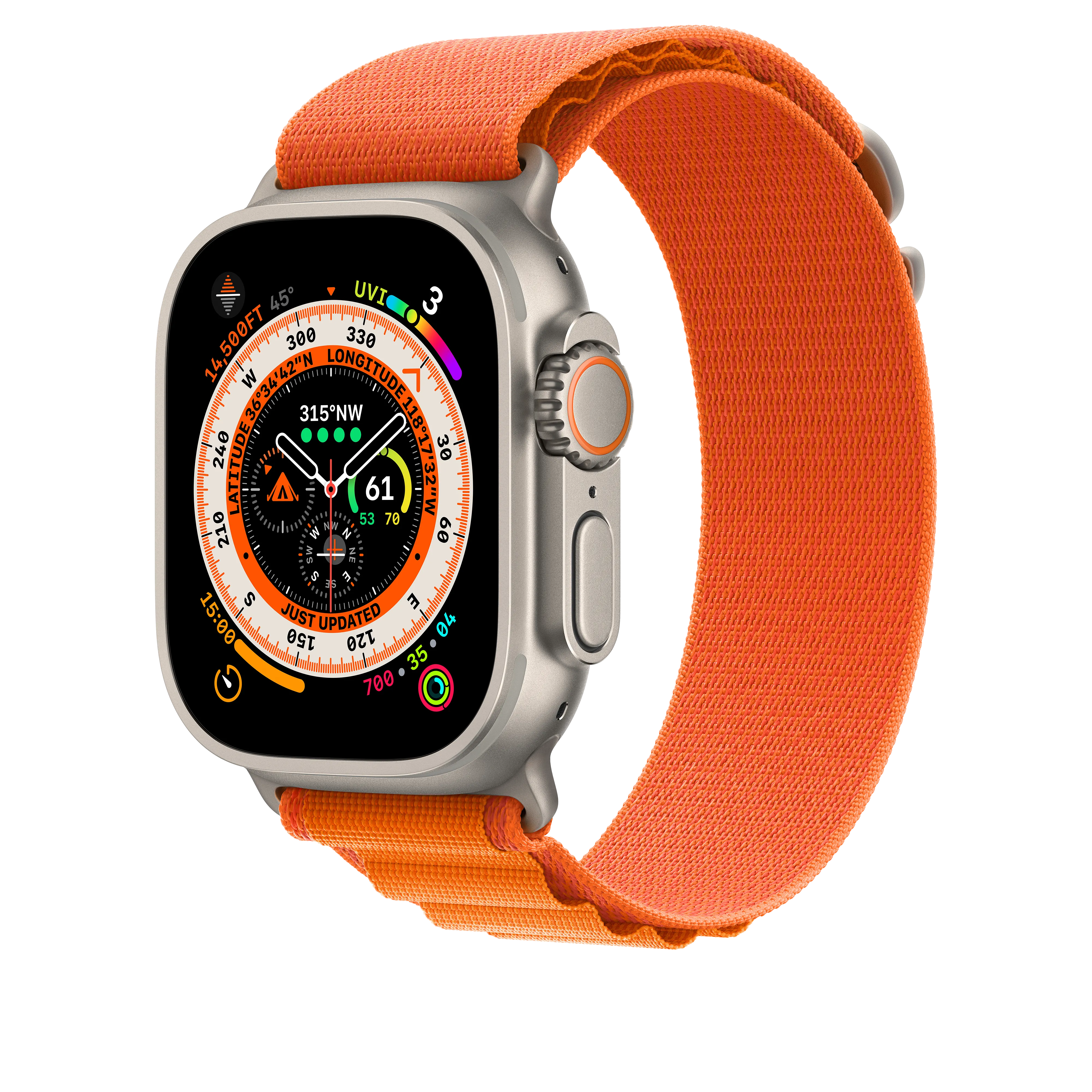 49mm Orange Alpine Loop - Medium