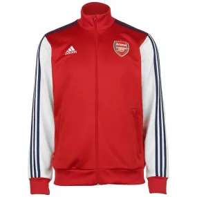 Adidas Men's Arsenal FC 3-Stripes Track Jacket - SCARLET