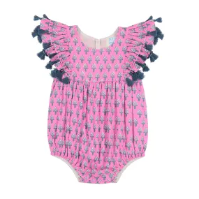 Anna Baby Romper Fuschia Booti