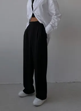 Autumn Fashion Casual High Waist Zipper Office Lady Suit Pants New Simple Acitvewear Streetwear Trousers Women