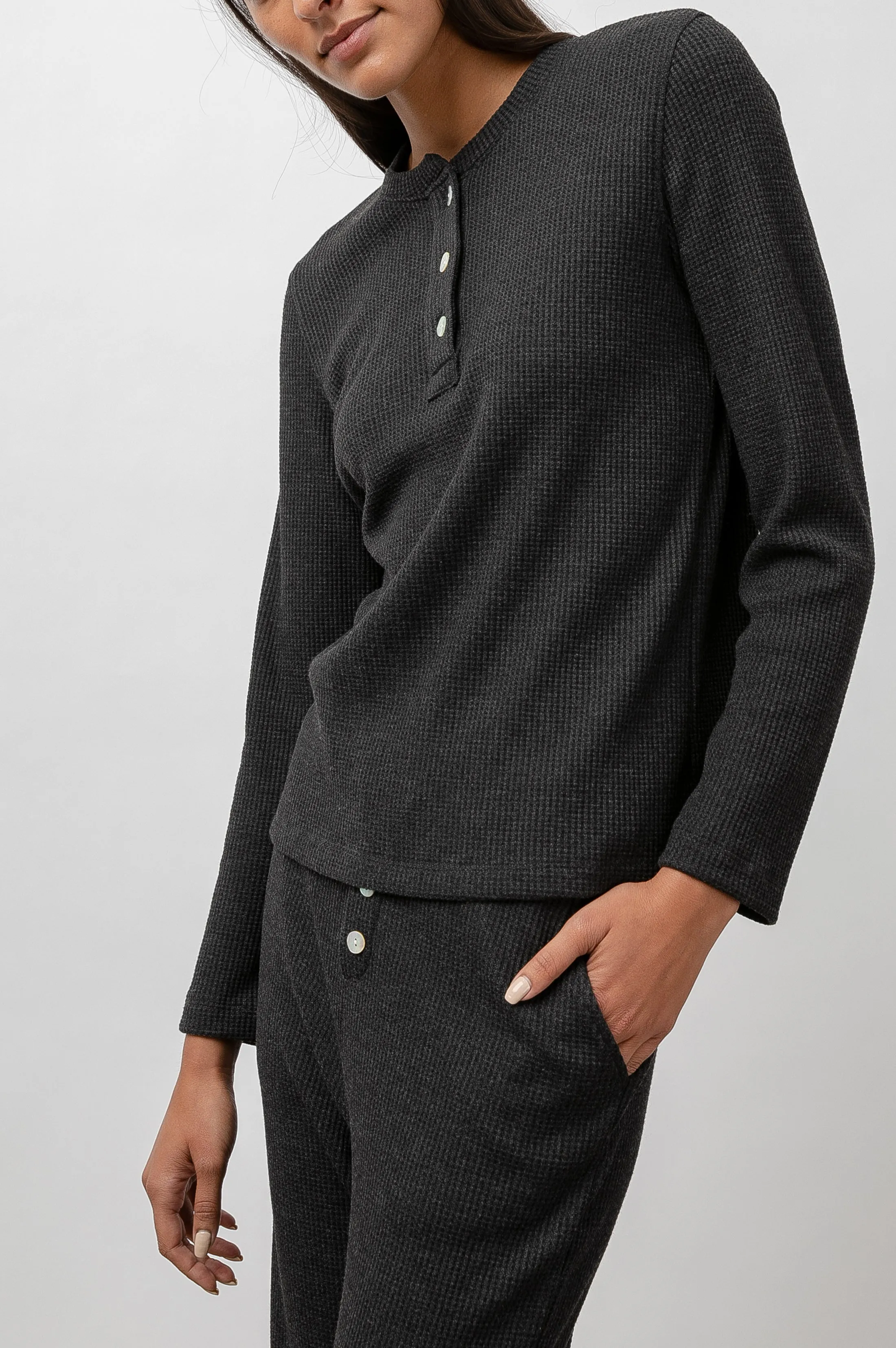 AVERY TOP - CHARCOAL