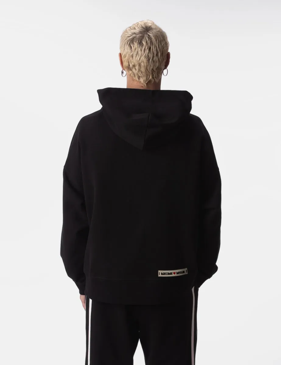 Barcode Berlin Fleece Hoody Fucking Hot Black