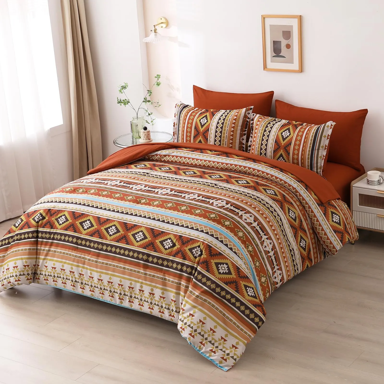 Boho Bedding - Bed In A Bag - King Size