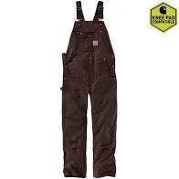 Carhartt R-27 Quilt-Lined Sandstone Duck Overalls