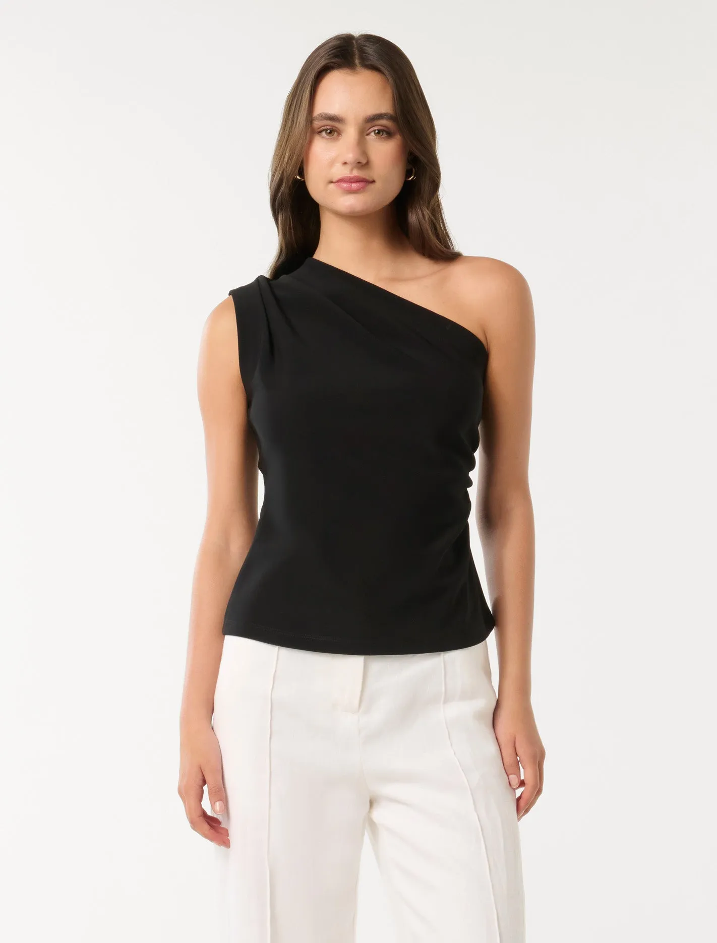 Cecilia Tuck Shoulder Top