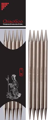 ChiaoGoo Stainless Steel Double Pointed Needles