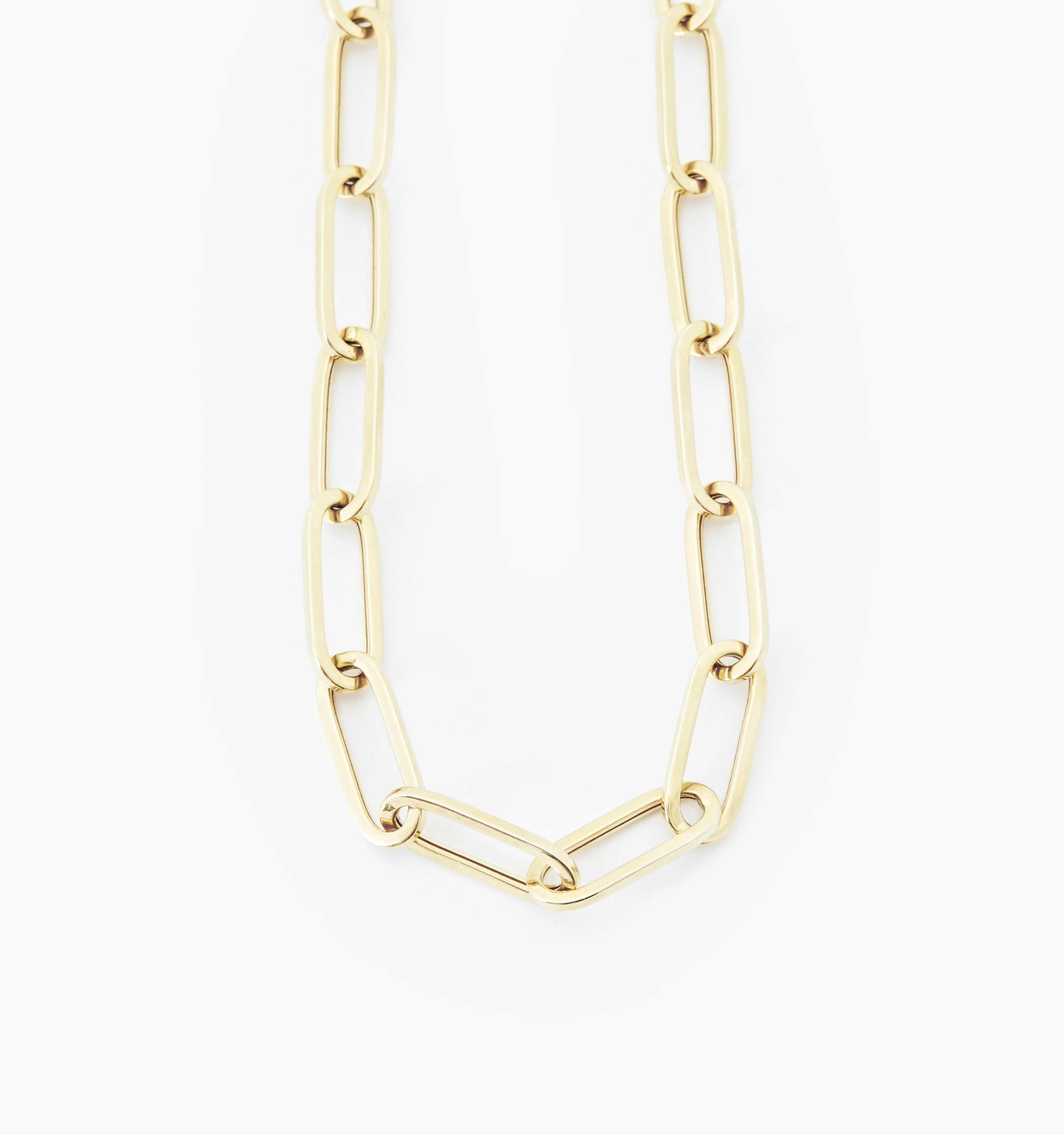 Chunky Paperclip Chain Necklace