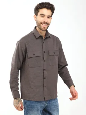 Cozy Cord Grey Shirt