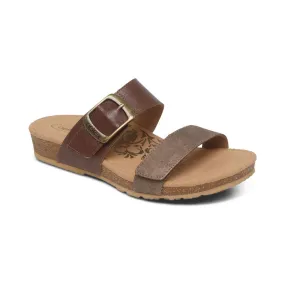 Daisy Adjustable Slide in Brown