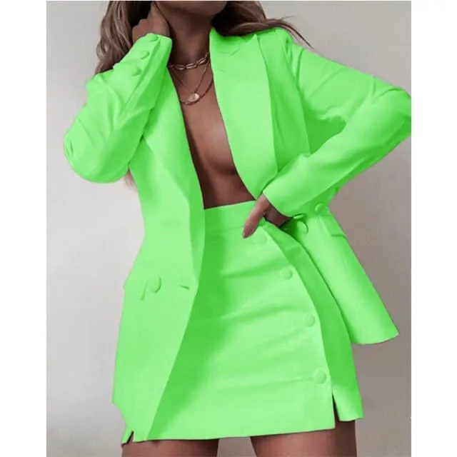 DressBetty - Fashion Women Streetwear Candy Colour Coat   Shorts Set