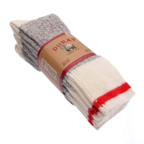 Duray Work Classic Grey/Red (3 Pack)