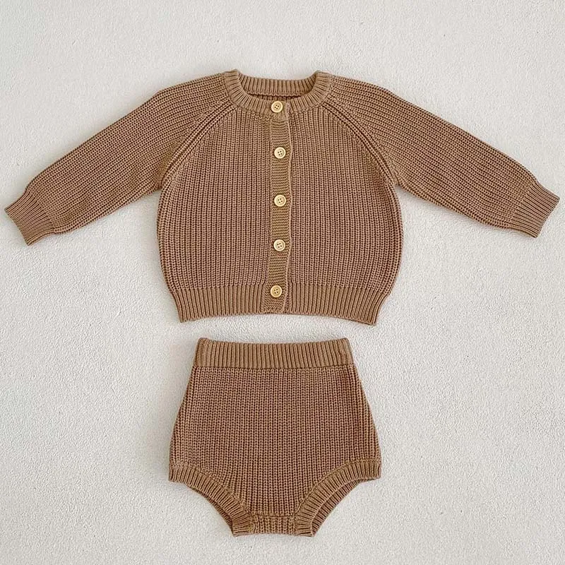 Embroidered Knit Sweater and Bloomers Ensemble