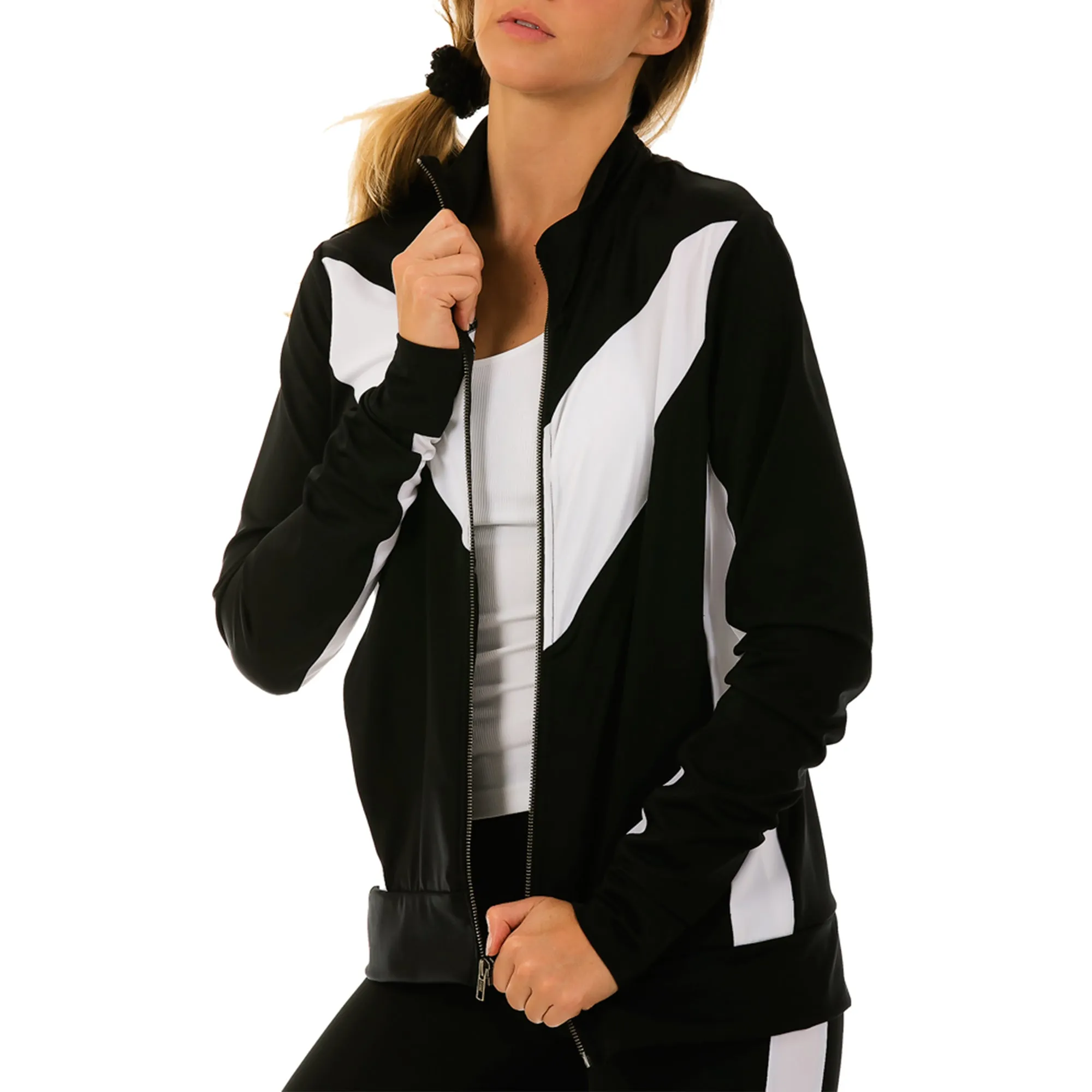 InstantFigure Activewear Compression Zip-Up Jacket AWJ029