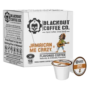 JAMAICAN ME CRAZY® FLAVORED COFFEE PODS 18CT