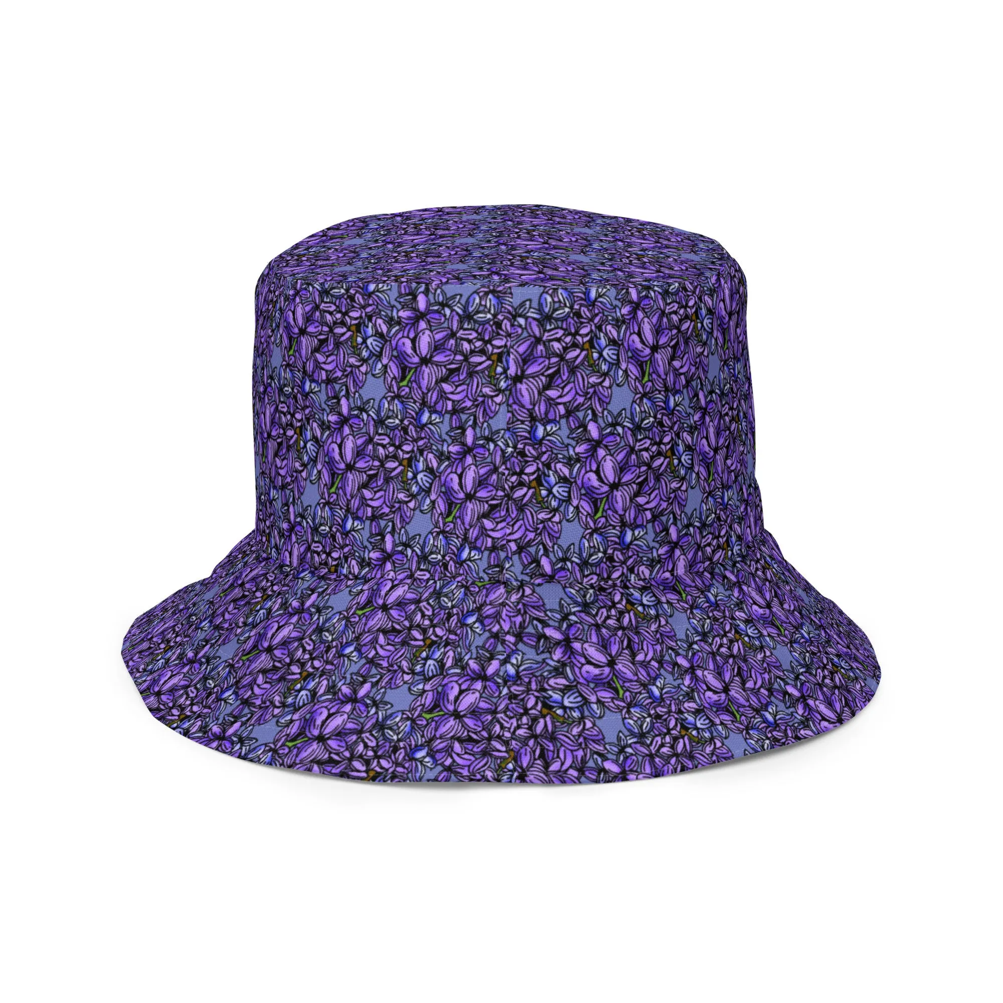 Lavender Lilac Reversible bucket hat