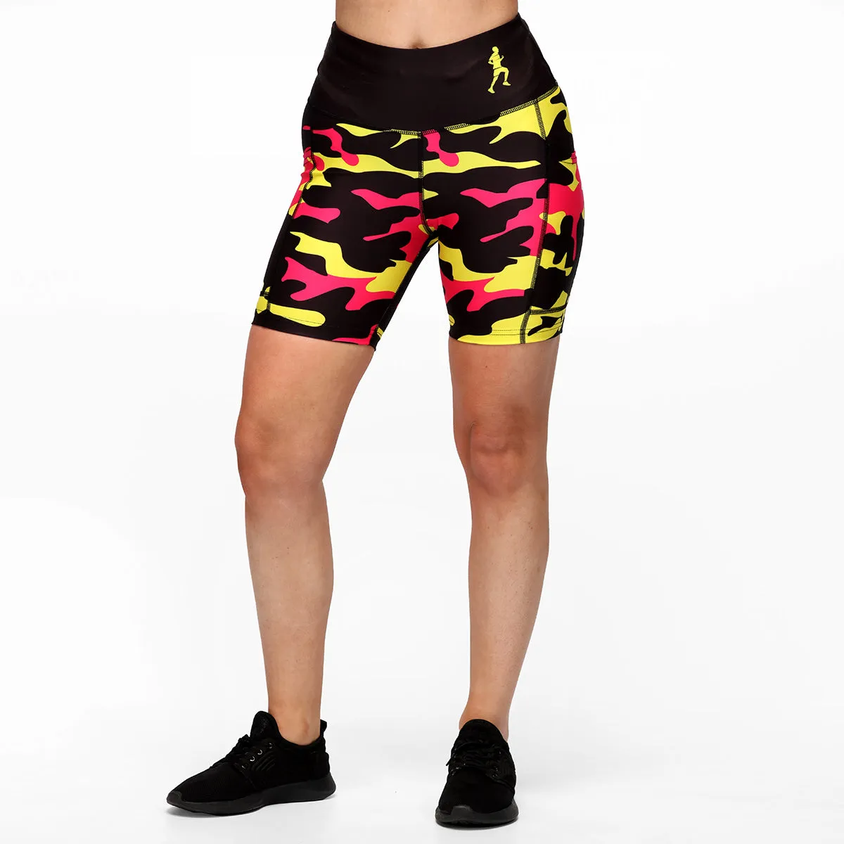 LLHM Landmarks Camo Running Shorts With Pockets