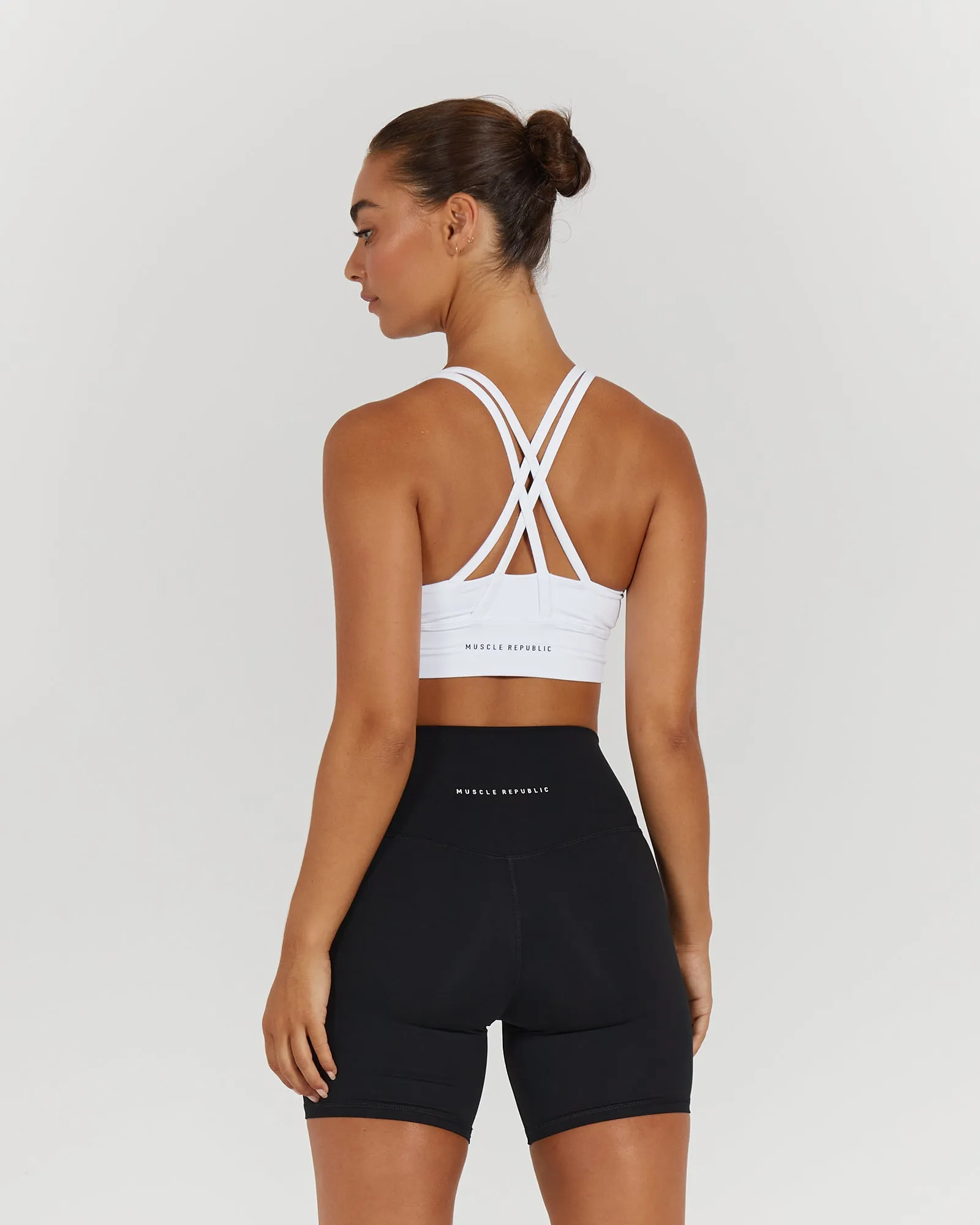 LUXE STRAPPY BRA - WHITE