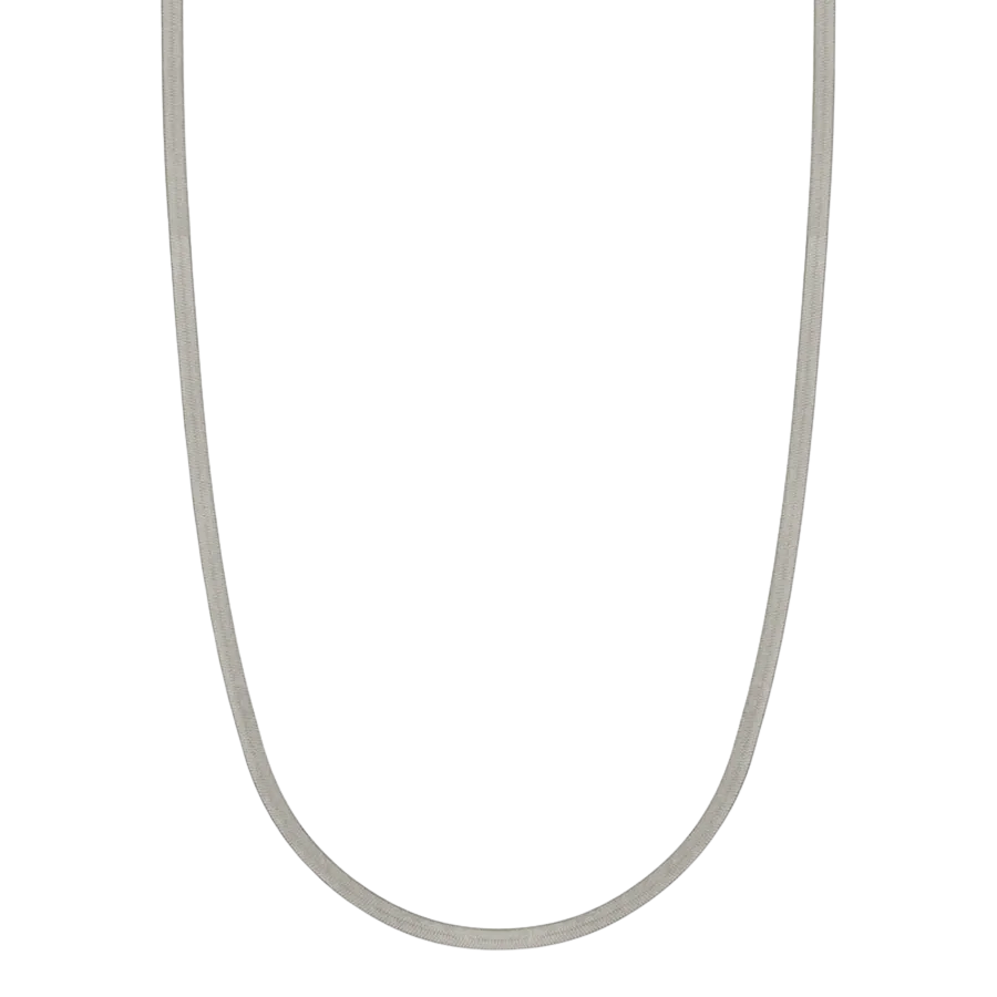 Marena Herringbone Sterling Silver Necklace