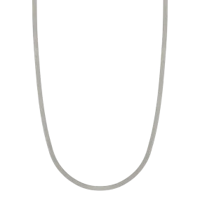 Marena Herringbone Sterling Silver Necklace