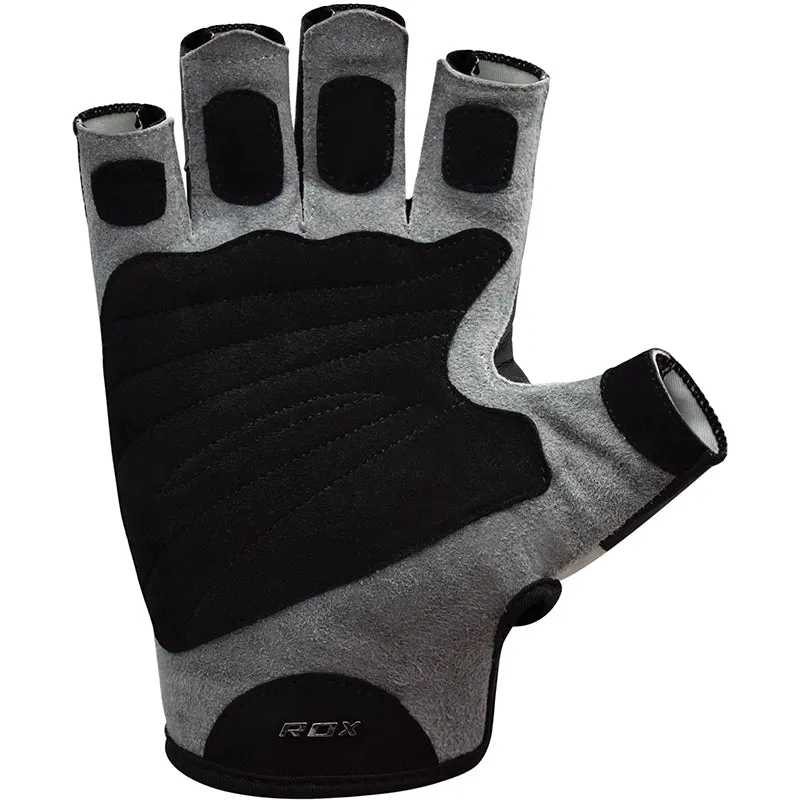 RDX F22 Half Finger Solid Grip Weight Lifting Training Gym Gloves