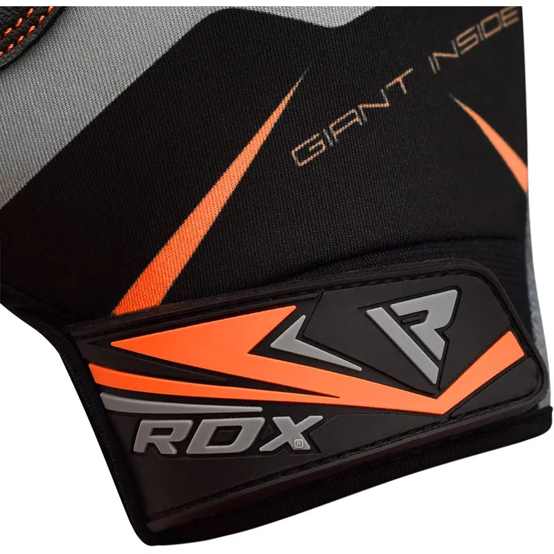 RDX F22 Half Finger Solid Grip Weight Lifting Training Gym Gloves