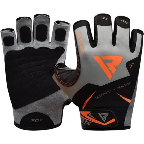 RDX F22 Half Finger Solid Grip Weight Lifting Training Gym Gloves