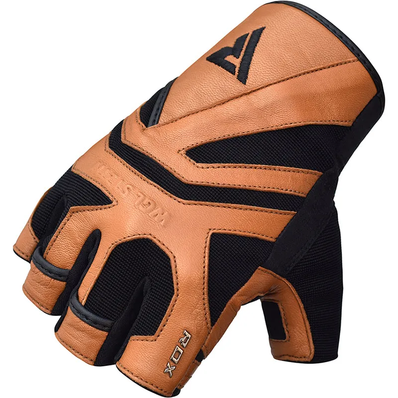 RDX S12 Leather Fitness Training Gloves