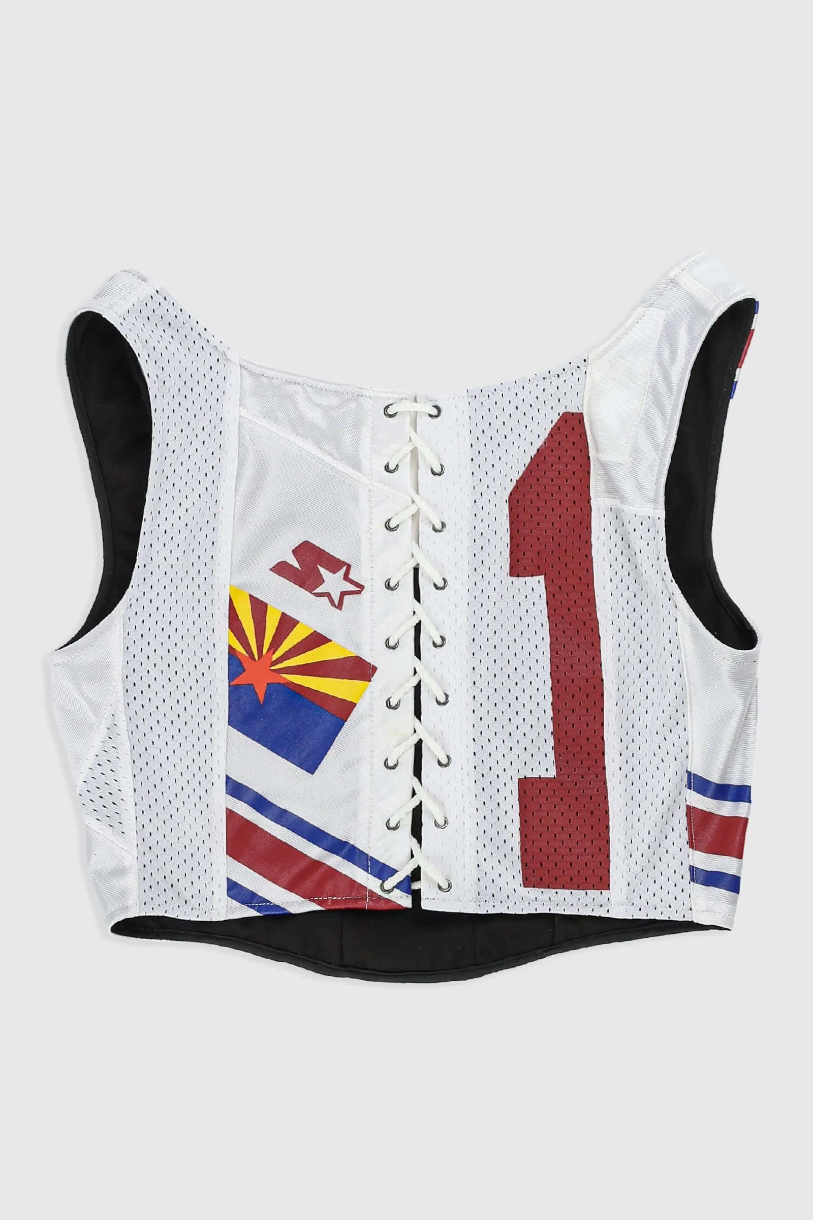 Rework Cardinals Football Corset - L