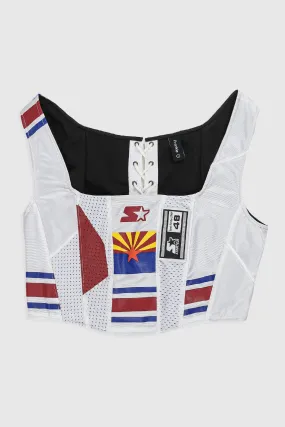 Rework Cardinals Football Corset - L