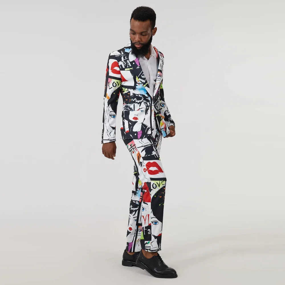 The Artiste Slim Fit Two-Piece Suit