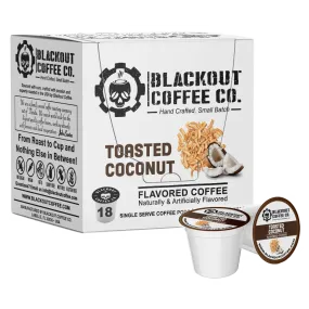 TOASTED COCONUT FLAVORED COFFEE PODS 18CT